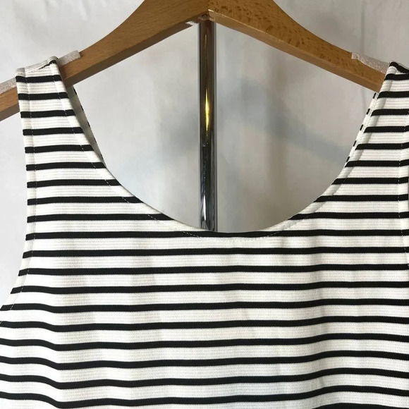 Decree Striped Dress Black and White Sleeveless Size Small - Picture 3 of 11